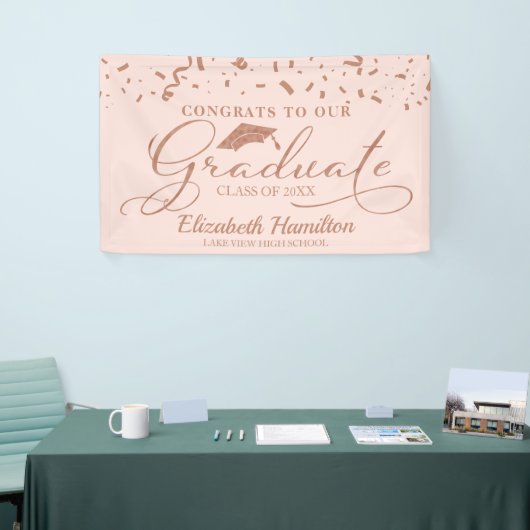 おめでとうから大学院バラ金ゴールドピンク赤面 横断幕