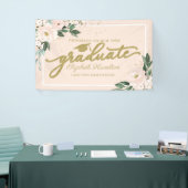 おめでとうから大学院赤面フローラのパーティー 横断幕 (トレードショー)