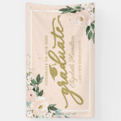 おめでとうから大学院赤面フローラのパーティー 横断幕 (縦)