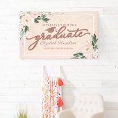 おめでとうから大学院赤面フローラ卒業パーティーB 横断幕 (インサイチュ)