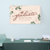 おめでとうから大学院赤面フローラ卒業パーティーB 横断幕 (トレードショー)