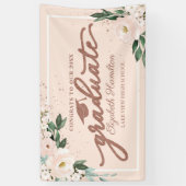 おめでとうから大学院赤面フローラ卒業パーティーB 横断幕 (縦)