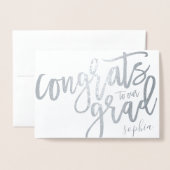 おめでとうからGRADへ 箔カード (封筒付き正面)