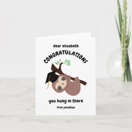 おめでとうかわいいナマズ卒業カスタム カード