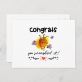 おめでとうがかわいいねこ漫画 ポストカード (正面/裏面)