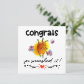 おめでとうがItマンガ猫ユーモアカードを壊した カード (スタンド正面)