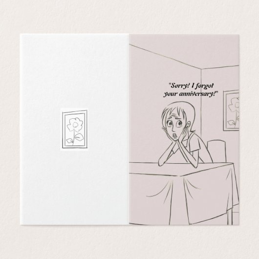 おめでとうございました記念漫画のグリーティングカード (外部フラット)