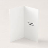 おめでとうございました記念漫画のグリーティングカード (内部)