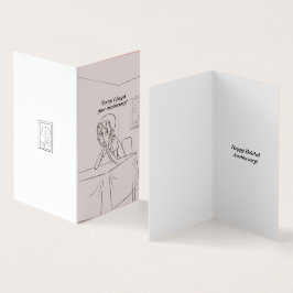 おめでとうございました記念漫画のグリーティングカード