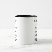 おめでとうございますおもしろいプロモーションの同僚 マグカップ (中央)