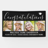 おめでとうございますカスタム卒業4写真卒業 横断幕 (横)