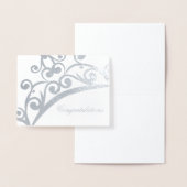 おめでとうございますカードのページクラウン 箔カード (ディスプレー)