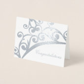 おめでとうございますカードのページクラウン 箔カード (正面)