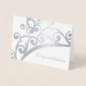 おめでとうございますカードのページクラウン 箔カード (正面)