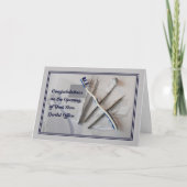 おめでとうございますカード新しい歯科医院 カード (正面)