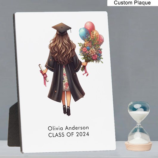 おめでとうございますガールウォーター卒業 フォトプラーク