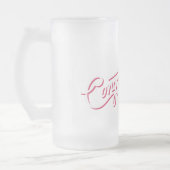 おめでとうございますグラスビアマグ フロストグラスビールジョッキ (左)