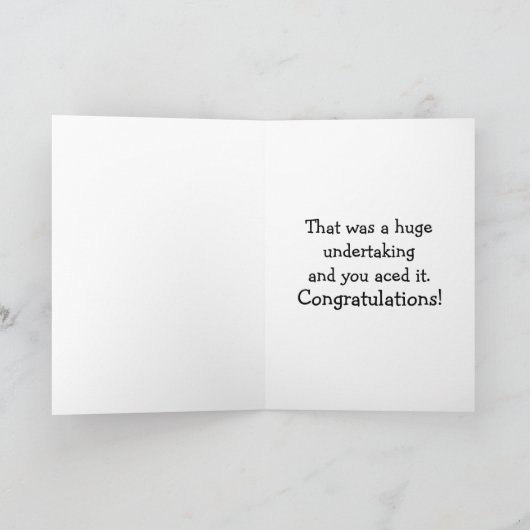 おめでとうございますグリーティングカード カード (内部)