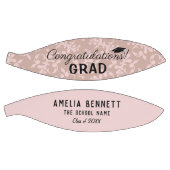 おめでとうございますグレードピンクオーナメント卒業 バスケットボール (パネル)