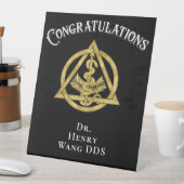 おめでとうございますドクターDMD DDS歯医者 台座サイン (インサイチュ)