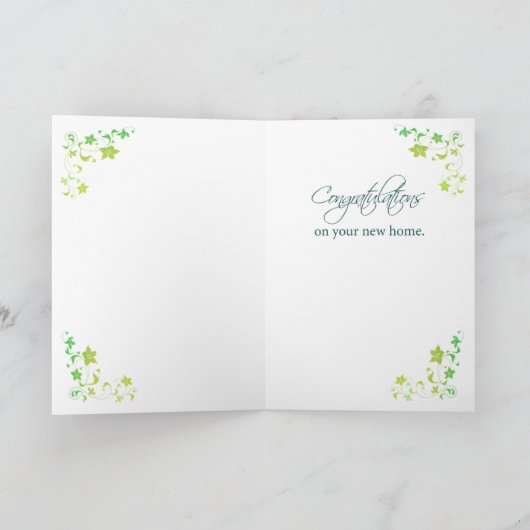 おめでとうございますニューホーム,キリスト・センター,宗教 カード (内部)