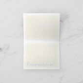 おめでとうございますバスセットハウンドカード カード (内部)