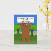 おめでとうございますパークレンジャー カード (黄色い花)