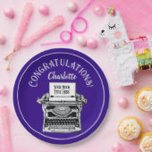 おめでとうございますパーソナライズされた ペーパープレート (パーティー)