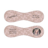 おめでとうございますピンクオーナメント卒業写真B 野球ボール (パネル)