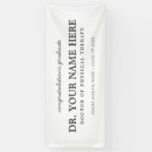 おめでとうございますフィジカルセラピーDPT 横断幕 (縦)