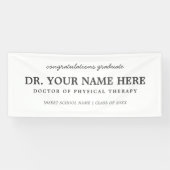 おめでとうございますフィジカルセラピーDPT 横断幕 (横)