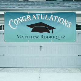 おめでとうございますブルースクール卒業バナー 横断幕