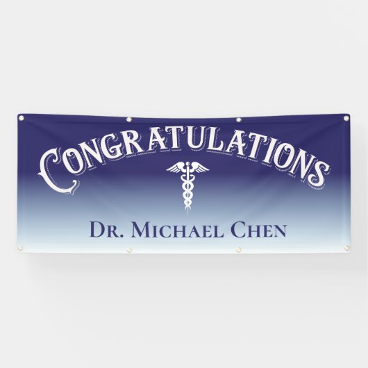 おめでとうございますブルーメディカルデンタル歯医者 横断幕 (横)
