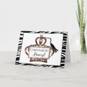 おめでとうございますプリンセス – お辞儀！車 カード (正面)