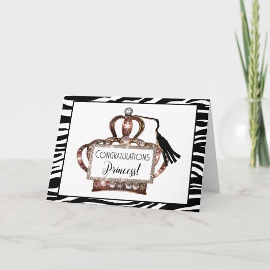 おめでとうございますプリンセス – お辞儀!車 カード (正面)