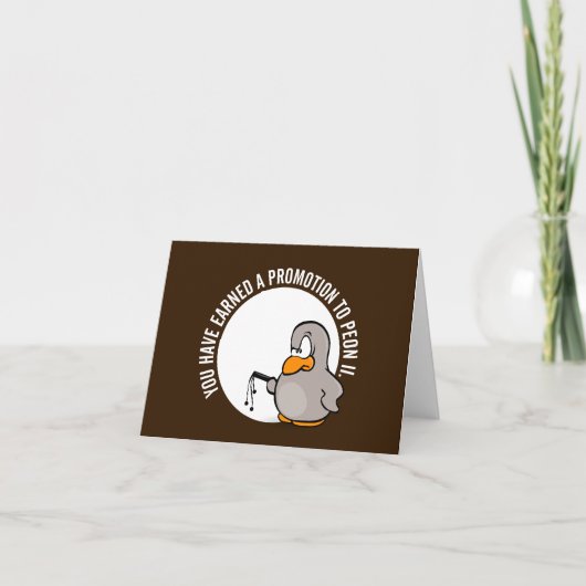 おめでとうございますプロモーション カード (正面)