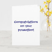 おめでとうございますプロモーション! カード (黄色い花)