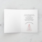 おめでとうございますベビーガール – Bassinetベビー カード (内部)