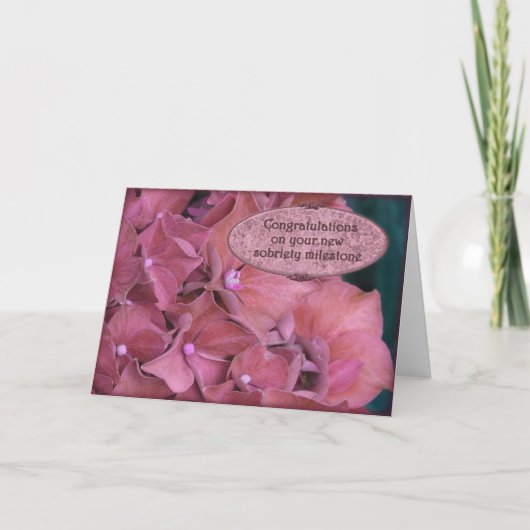 おめでとうございますマイルストーンの回復用カード カード (正面)