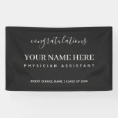 おめでとうございます医師助手PA卒業 横断幕 (横)