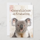 おめでとうございます卒業おもしろいコアリファイドユーモア車 カード (正面)