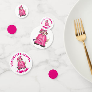 おめでとうございます卒業ガール卒業冠 コンフェッティ