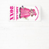 おめでとうございます卒業ガール卒業冠 横断幕 (インサイチュ)