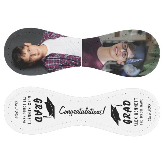 おめでとうございます卒業キャップ2写真  ソフトボール (パネル)