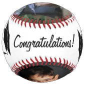 おめでとうございます卒業キャップ2写真  ソフトボール (裏面)