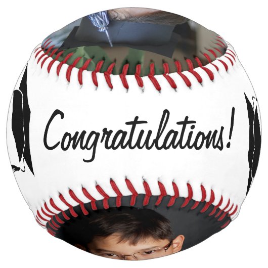 おめでとうございます卒業キャップ2写真  ソフトボール (裏面)