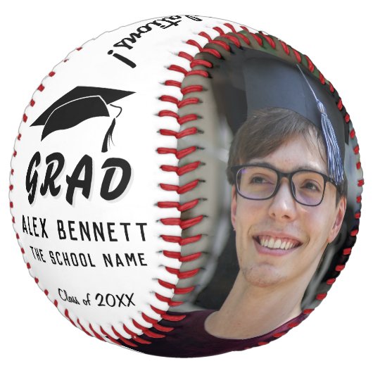 おめでとうございます卒業キャップ2写真  ソフトボール (アングル)