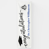 おめでとうございます卒業医師歯科 横断幕 (縦)