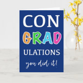 おめでとうございます卒業 カード (黄色い花)