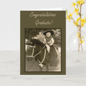 おめでとうございます卒業!卒業証 カード (黄色い花)